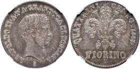 FIRENZE Leopoldo II (1824-1859) Fiorino 1843 - MIR 453/1 AG In slab NGC MS64 5887105-048. Bellissima patina
FDC