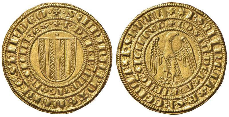 MESSINA Pietro III d’Aragona e Costanza (1282-1285) Pierreale - MIR 170 AU (g 4,...