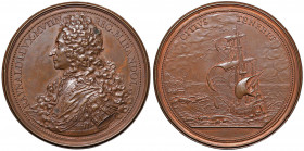 MODENA Rinaldo d’Este (1706-1737) Medaglia - Opus: Ferdinand de Saint Urbain - Boccolari 197 AE (g 112 - Ø 64 mm) RR Boccolari afferma che questa bell...