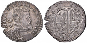 NAPOLI Filippo II (1554-1598) Mezzo ducato con sigla GR VP - Magliocca 25 AG (g 14,95)
qSPL