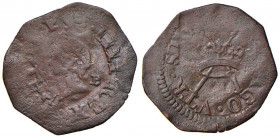 NAPOLI Filippo IV (1621-1665) 2 Cavalli sigla B - Magliocca 139 CU (g 0,73) RRR Leggermente poroso
MB+