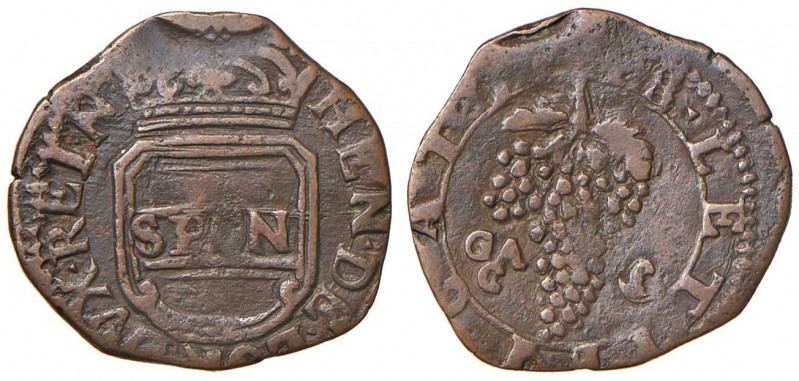 NAPOLI Repubblica napoletana (1647-1648) Tornese 1648 - Magliocca 5 CU (g 2,12) ...