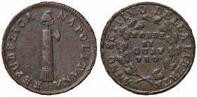 NAPOLI Repubblica napoletana (1799) 4 Tornesi A. VII - Magliocca 376 CU (g 12,07) Esemplare di altissima conservazione per questo tipo di moneta
qFDC...