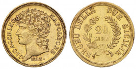 NAPOLI Gioacchino Murat (1808-1815) 20 Lire 1813 - Magliocca 415 AU (g 6,44) Graffietti ed un colpetto al bordo ma esemplare di bella qualità con otti...