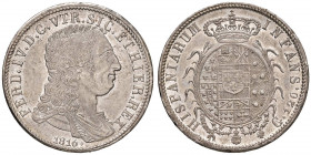 NAPOLI Ferdinando IV (1815-1816) Piastra 1816 - Magliocca 428 AG (g 27,55) R Splendido esemplare dai fondi lucenti
SPL+/qFDC