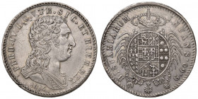NAPOLI Ferdinando IV (1815-1816) Mezza piastra 1816 Brattee più numerose - Magliocca 431 AG (g 13,73) RRRR Colpetto di lima al ciglio, leggermente luc...