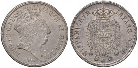 NAPOLI Ferdinando I (1816-1825) Piastra 1818 - Magliocca 444 AG (g 27,44) Minimi graffietti nei campi
SPL/qFDC
