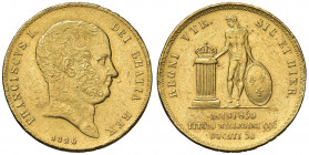 NAPOLI Francesco I (1825-1830) 30 Ducati 1826 - Magliocca 463 AU (g 37,81) R Leggermente lucidato ma ancora un bell’esemplare 
SPL