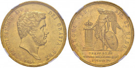 NAPOLI Ferdinando II (1830-1859) 30 Ducati 1844 - Magliocca 484 AU (g 37,93) R In slab NGC MS61 5887102-004
qFDC