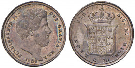 NAPOLI Ferdinando II (1830-1859) Tarì 1856 - Magliocca 621 AG (g 4,59) Minimi graffietti di conio al R/
qFDC/FDC
