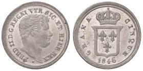 NAPOLI Ferdinando II (1830-1859) Mezzo carlino 1846 - Magliocca 660 AG (g 1,15) Fondi speculari
FDC