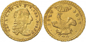 PALERMO Carlo di Borbone (1734-1759) Oncia 1744 - MIR 564/8 AU (g 4,41) Ex Nomisma 53, lotto 1271
SPL