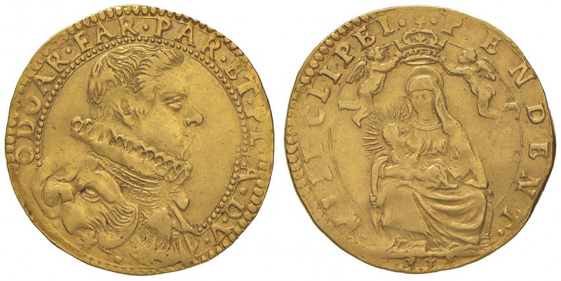 PARMA Odoardo Farnese (1622-1646) Doppia - MIR 1008 (indicato R/4 e illustrato q...