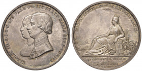PARMA Carlo III (1849-1854) Medaglia 1849 per il ritorno del duca a Parma - Opus: Bentelli - AE (g 97,80 - Ø 60 mm) R Due colpi al bordo ma bellissimo...