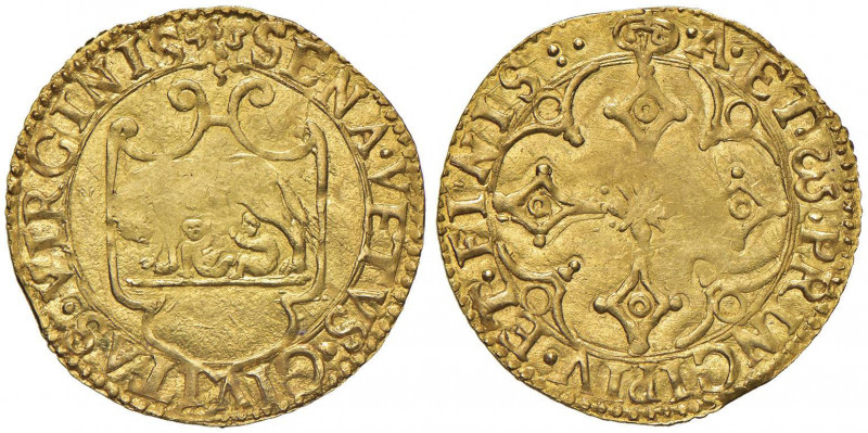 SIENA Repubblica (1404-1555) Scudo d’oro (s.d. ma circa 1536) - MIR 546 AU (g 3,...