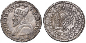 VENEZIA Nicolò Tron (1471-1473) Lira - Pa. 2 AG (g 6,51) Macchie al D/
BB+/qSPL