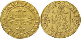 VENEZIA Francesco Contarini (1623-1624) Doppia - Pa. 4 AU (g 6,45) RRR Mancanza di metallo al R/
BB+