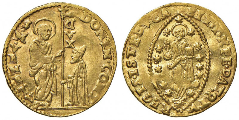 VENEZIA Domenico Contarini (1659-1675) Zecchino - Pa. 1 AU (g 3,52) R Interessan...