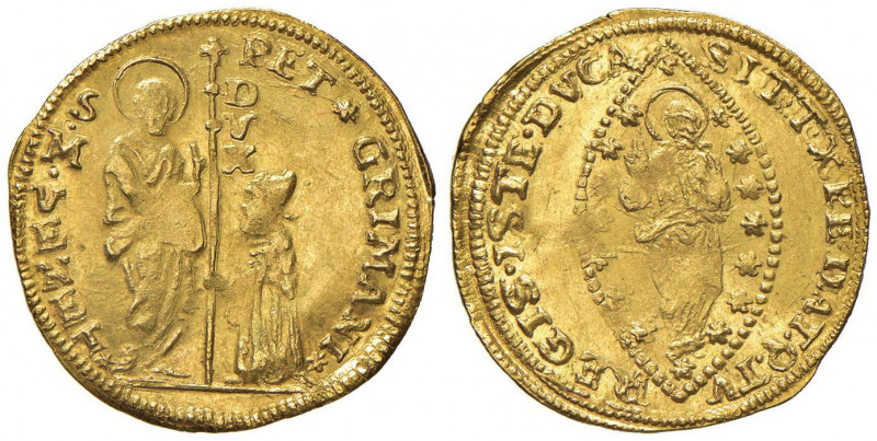 VENEZIA Pietro Grimani (1741-1752) Zecchino - Pa. 9 AU (g 3,47) R Lieve ondulazi...