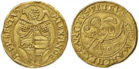 Alessandro VI (1492-1503) Ancona - Fiorino di camera - Munt. 21 AU (g 3,36) RRR Bellissimo esemplare di questa rarissima moneta 
SPL+