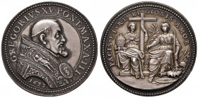 Gregorio XV (1621-1623) Medaglia 1623 A. III - Opus: Mori - CNORP 89 AG (g 16,40 - Ø 36,5 mm) RR Splendido esemplare con bellissima patina
SPL+