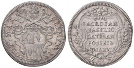 Clemente IX (1667-1670) Giulio 1667 del Possesso - Munt. 9 AG (g 3,26) RR
qSPL/SPL