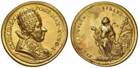 Clemente XI (1700-1721) Medaglia 1701 A. I Esortazione alla pace - Opus: Hamerani AU (g 37,92 - Ø 32 mm) RRRRR Modestissimi graffietti lungo il bordo ...