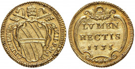 Clemente XII (1730-1740) Scudo d’oro 1735 A. V - Munt. 14 AU (g 3,09) 
qFDC/FDC