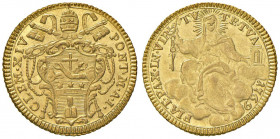 Clemente XIV (1769-1774) Zecchino 1769 A. I - Munt. 1 AU (g 3,42)
FDC