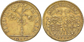 Pio VI (1774-1799) Bologna - 2 Doppie 1786 - Munt. 165 AU (g 10,91) R Bella patina rossiccia
SPL