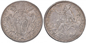 Pio VI (1774-1799) Bologna - Mezzo scudo 1778 A. IIII - Munt. 206 AG (g 13,22)
BB+