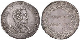 Emanuele Filiberto (1553-1580) Lira 1562 P - MIR (nuova edizione) 581c AG (g 12,43) RR Piccole screpolature e graffietti al D/ ma bell’esemplare
SPL...