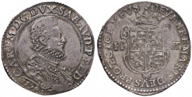 Carlo Emanuele I (1580-1630) Ducatone 1590 Torino - MIR (nuova edizione) 693a AG (g 31,71) RR Splendido esemplare con patina di vecchia raccolta
SPL/...