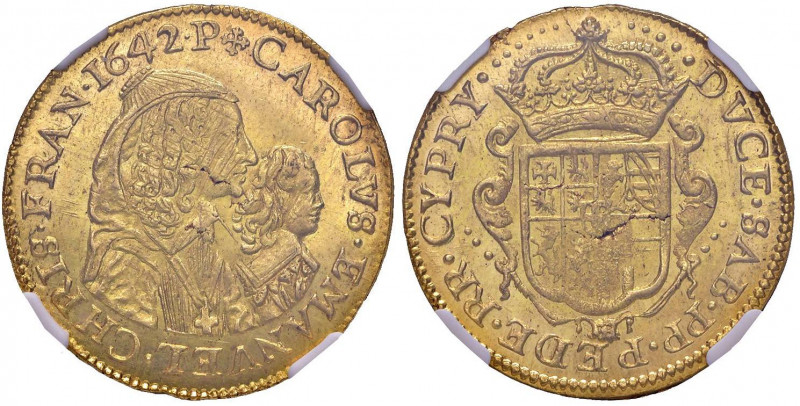 Carlo Emanuele II (reggenza della madre Maria Cristina di Francia, 1638-1648) Qu...