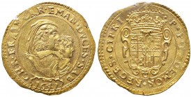 Carlo Emanuele II (reggenza della madre, 1638-1648) Quadrupla 1641 - MIR (nuova edizione) 847e AU (g 13,43) RRR Sigillato qFDC “conservazione eccezion...
