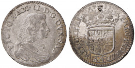 Vittorio Amedeo II (1680-1730) 2 Lire 1711 - MIR (nuova edizione) 969 (indicato R/8) AG (g 12,25) RRRR Una macchia marginale al R/ ma esemplare comunq...