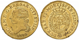 Vittorio Amedeo III (1773-1796) Doppia 1774 - Nomisma 277 (indicata R/5 senza valutazione!); MIR (nuova edizione) 1091b (indicata R/10 senza valutazio...