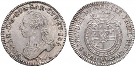 Vittorio Amedeo III (1773-1796) Quarto di scudo 1781 - Nomisma 354 (indicato R/3) AG (g 8,81) RRR
FDC