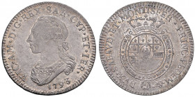 Vittorio Amedeo III (1773-1796) Quarto di scudo 1793 - Nomisma 362 (indicato R/3) AG (g 8,79) RRR Splendido esemplare
qFDC/FDC