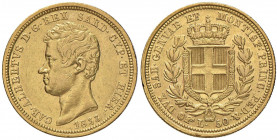 Carlo Alberto (1831-1849) 50 Lire 1833 T - Nomisma 635 AU RR Diffusi minimi segnetti al D/ e minimi colpetti al bordo
BB/qSPL