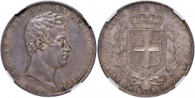 Carlo Alberto (1831-1849) 5 Lire 1844 G - Nomisma 697 AG In slab NGC MS63 5887105-037
FDC