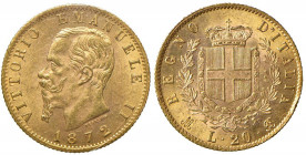 Vittorio Emanuele II (1861-1878) 20 Lire 1872 M - Nomisma 860 AU RR Sigillato FDC “bell’esemplare” da Numismatica Zanirato
qFDC