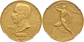 Vittorio Emanuele III (1900-1946) 100 Lire 1925 - Nomisma 1054 AU RR In slab NGC PF63+MATTE 5887102-016
FDC