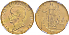 Vittorio Emanuele III (1900-1946) 100 Lire 1933 A. XI - Nomisma 1058 AU R In slab NGC MS64 1526476-008
FDC