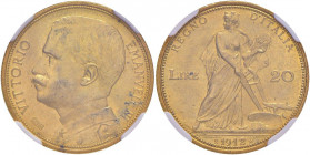 Vittorio Emanuele III (1900-1946) 20 Lire 1912 - Nomisma 1078 AU In slab NGC MS64 4824487-079
FDC