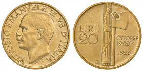 Vittorio Emanuele III (1900-1946) 20 Lire 1923 - Nomisma 1082 AU R
qFDC/FDC