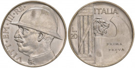 Vittorio Emanuele III (1900-1946) 20 Lire Elmetto s.d. Prima Prova - P.P. 197 AG (g 14,95) RRRR
FDC