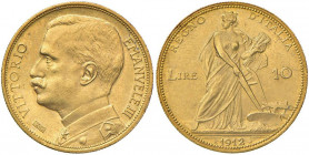 Vittorio Emanuele III (1900-1946) 10 Lire 1912 - Nomisma 1102 AU RR
FDC/qFDC