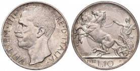 Vittorio Emanuele III (1900-1946) 10 Lire 1932 - Nomisma 1118 AG RRR Tiratura di soli 50 esemplari. In slab NGC MS63 5887104-028
FDC