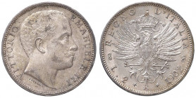 Vittorio Emanuele III (1900-1946) 2 Lire 1902 - Nomisma 1152 AG R Minimo graffietto sul collo al D/ ma di conservazione eccezionale 
FDC